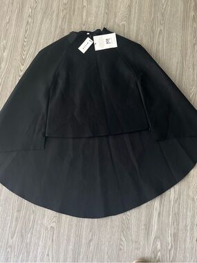 Molly Milton Bnded Scuptural Cape NEW sz M/L